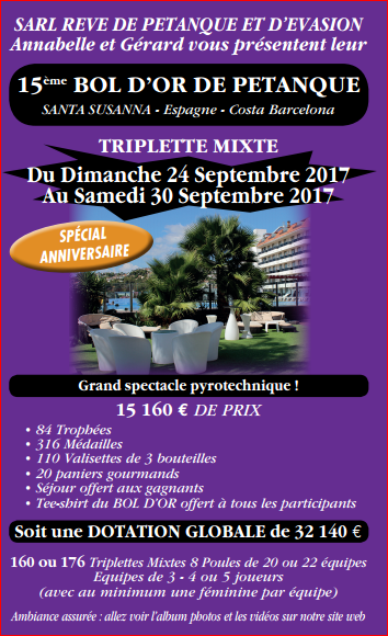 PRESENTATION ET INSCRIPTION AU 15EME BOL DOR DE GEGE ET NANA PRESENTATION ET INSCRIPTION AU 15EME BOL DOR DE GEGE ET NANA