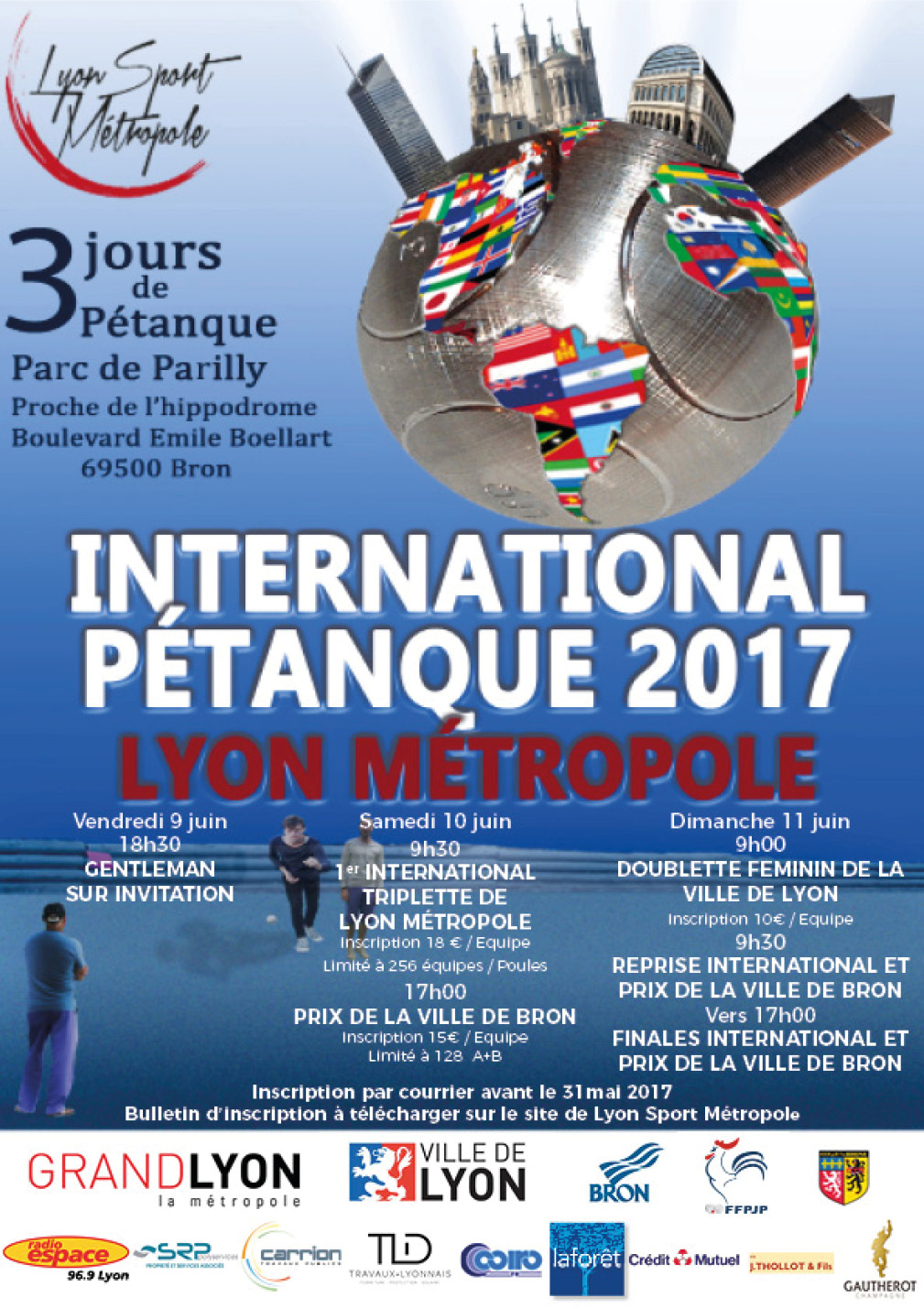 Concours international de Lyon Métropole les 10 et 11 Juin 2017 Concours international de Lyon Métropole les 10 et 11 Juin 2017