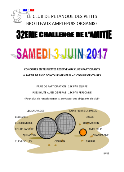 Challenge de l'amitié 2017 amplepuis Challenge de l'amitié 2017 amplepuis