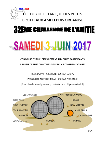 Challenge de l'amitié 2017 amplepuis