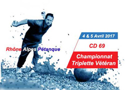 Résultats Championnat Triplettes Vétérans -mardi 4 et mercredi 5 avril 2017 Résultats Championnat Triplettes Vétérans -mardi 4 et mercredi 5 avril 2017