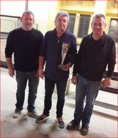 Résultats concours triplettes vétérans du Vendredi 16 Février 2018. Résultats concours triplettes vétérans du Vendredi 16 Février 2018.