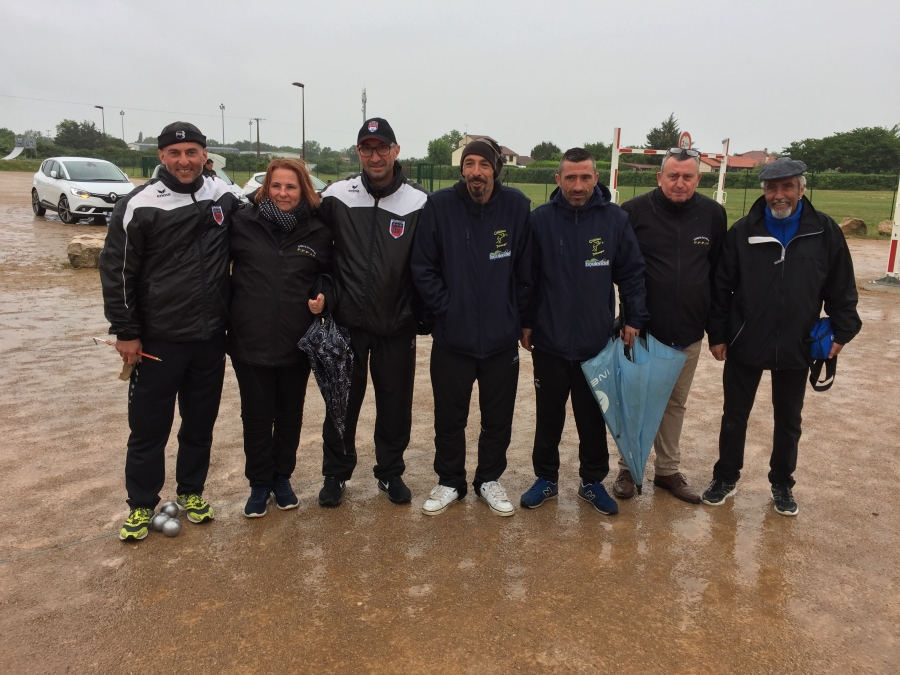 résultats Championnat du Rhône doublette jeu provençal 12 & 13 mai 2018