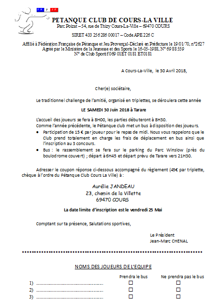 challenge de l'amitié 2018 challenge de l'amitié 2018
