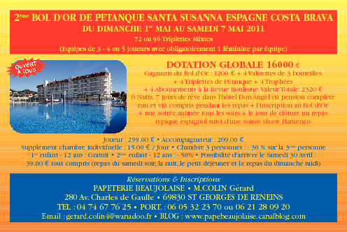 CONCOURS ESPAGNE