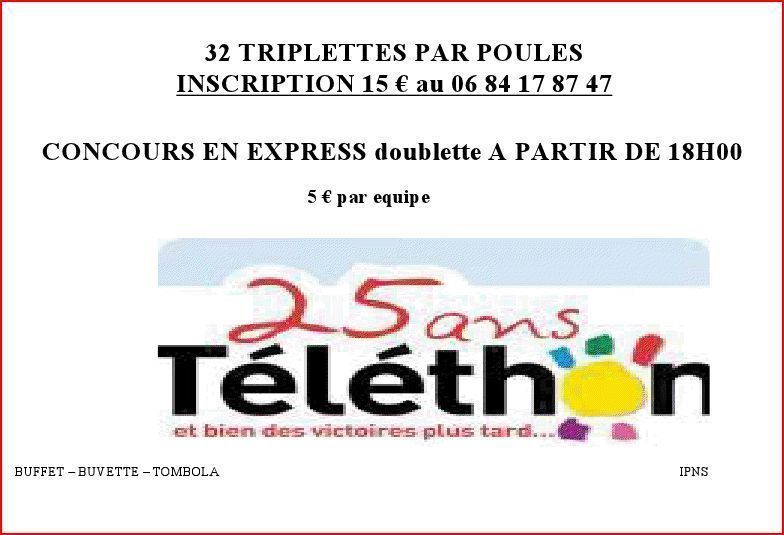 CONCOURS TARARE TELETHON