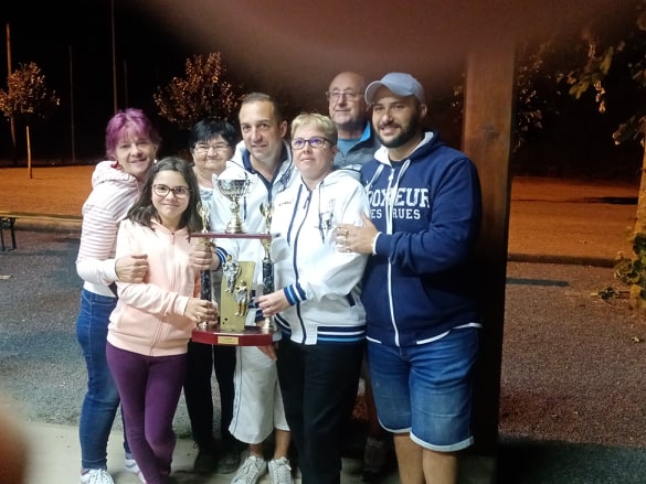 Résultats concours "Challenge Jo et François"  samedi 7 septembre 2019 , le Pétanque Club de Cours-La-Ville