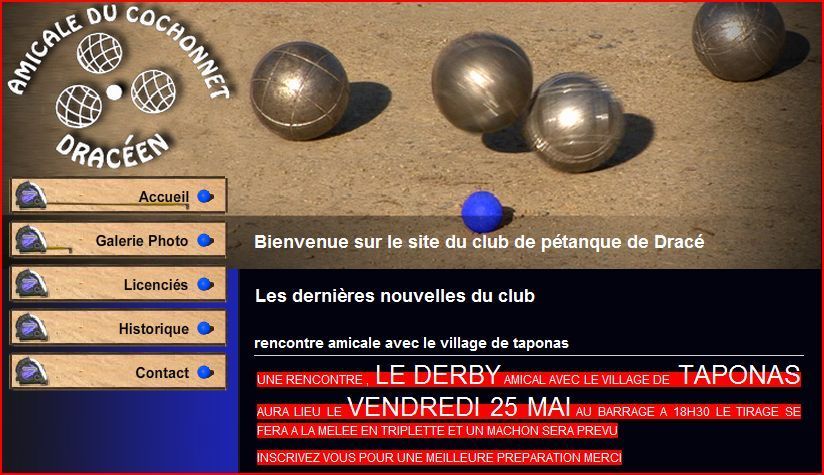 Amicale du cochonnet dracéen Amicale du cochonnet dracéen