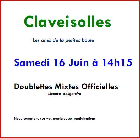 Pétanque les amis de la petite boule de CLAVEISOLLES Pétanque les amis de la petite boule de CLAVEISOLLES