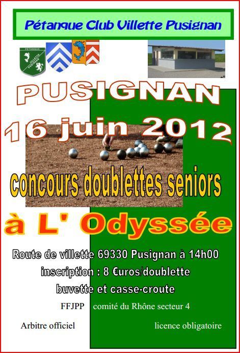 Pétanque Club Villette Pusignan Pétanque Club Villette Pusignan