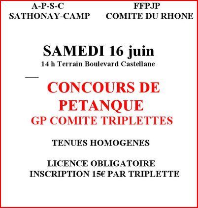 GPCOM samedi 16 juin Sathonay-camp