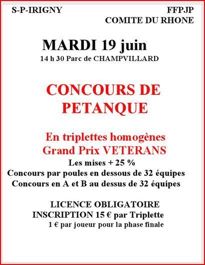 concours du 19-06-2012 réservé aux vétérans concours du 19-06-2012 réservé aux vétérans