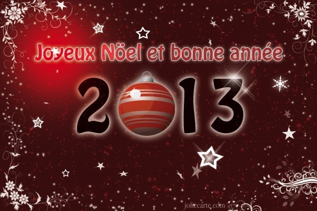 L’équipe du Blog . Merci et bonne année 2013