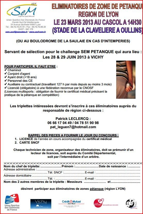 Championnat SNCF 2013 Championnat SNCF 2013