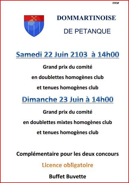 Grands prix  à Dommartin les samedi 22 et dimanche 23 juin.2013 Grands prix  à Dommartin les samedi 22 et dimanche 23 juin.2013