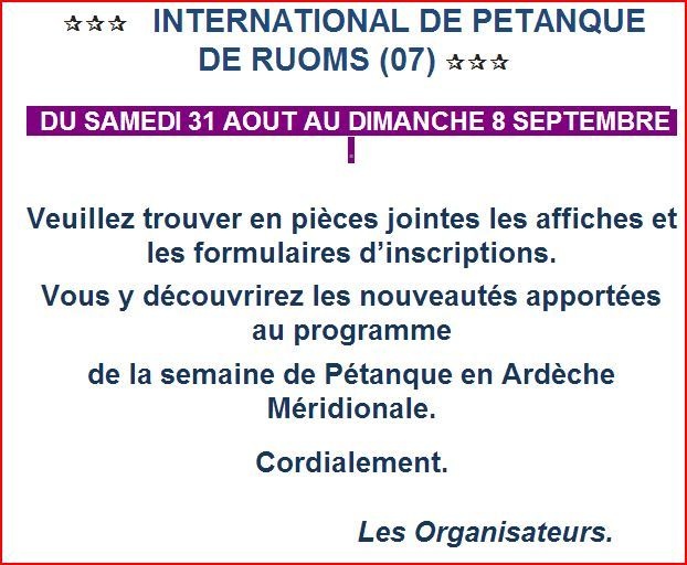 INTERNATIONAL DE PÉTANQUE DE RUOMS (07)