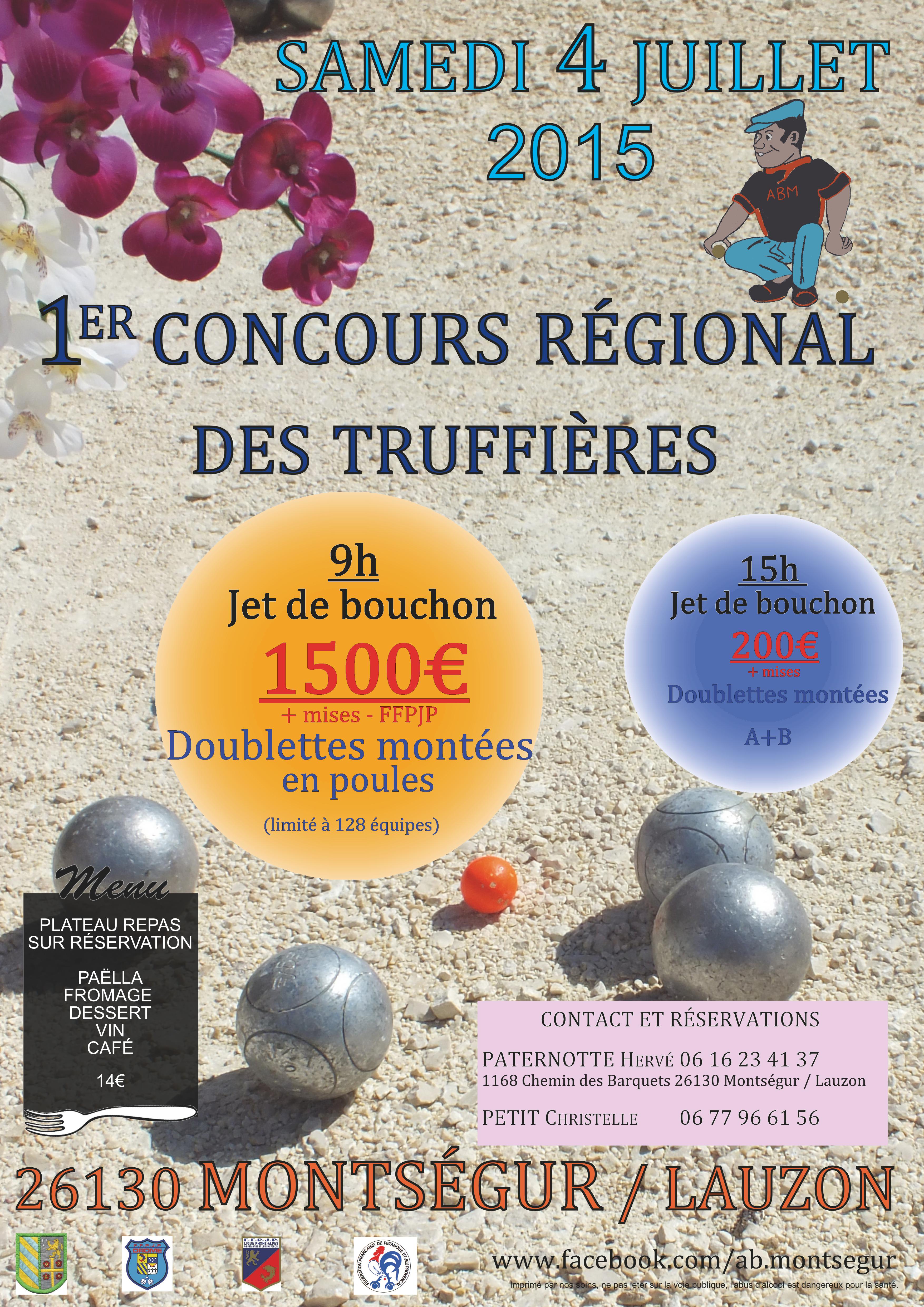 Concours régional des truffières samedi 4 juillet 2015