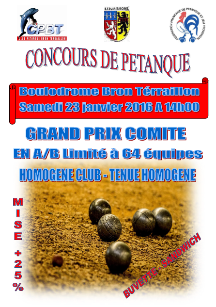 Concours GPCom samedi 23 janvier 2016 à Bron Concours GPCom samedi 23 janvier 2016 à Bron