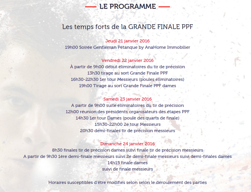 GRANDE FINALE PPF 2016 GRANDE FINALE PPF 2016