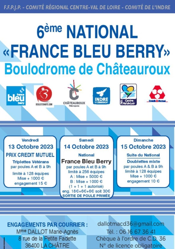 National France Bleu  TIRAGE DES POULES  et listes des équipes National France Bleu  TIRAGE DES POULES  et listes des équipes