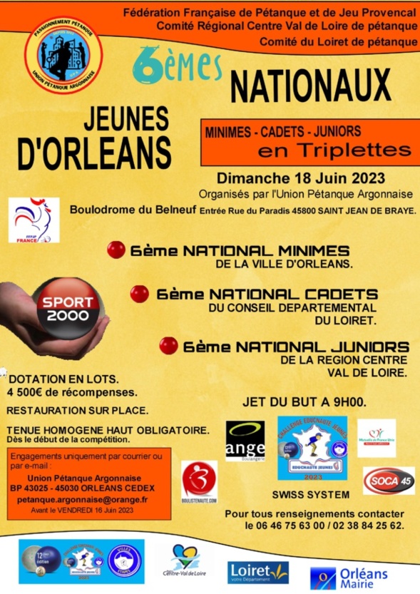 National Jeunes à Orléans National Jeunes à Orléans