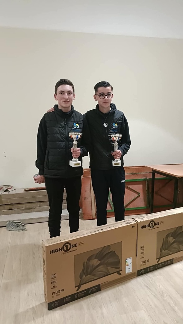 Les juniors vainqueurs