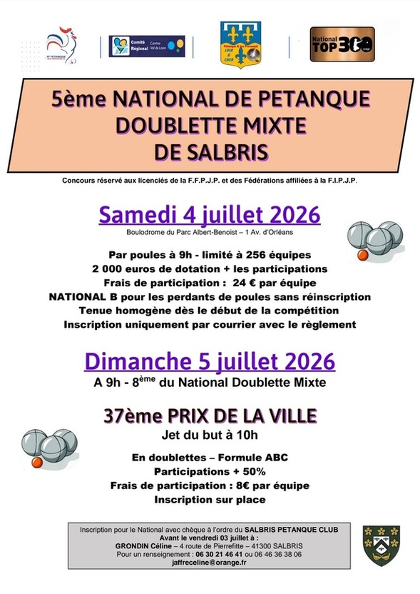 National DM de Salbris National DM de Salbris