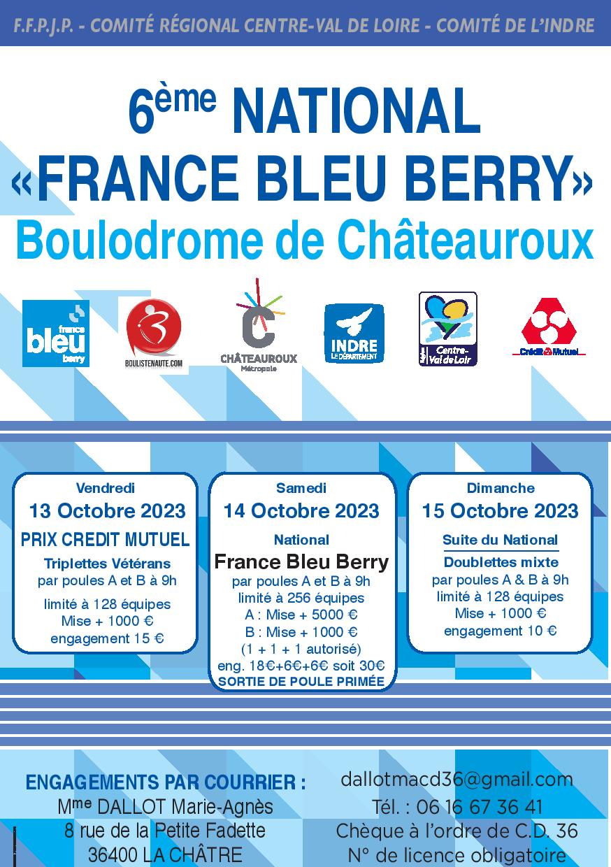 National France Bleu  TIRAGE DES POULES  et listes des équipes