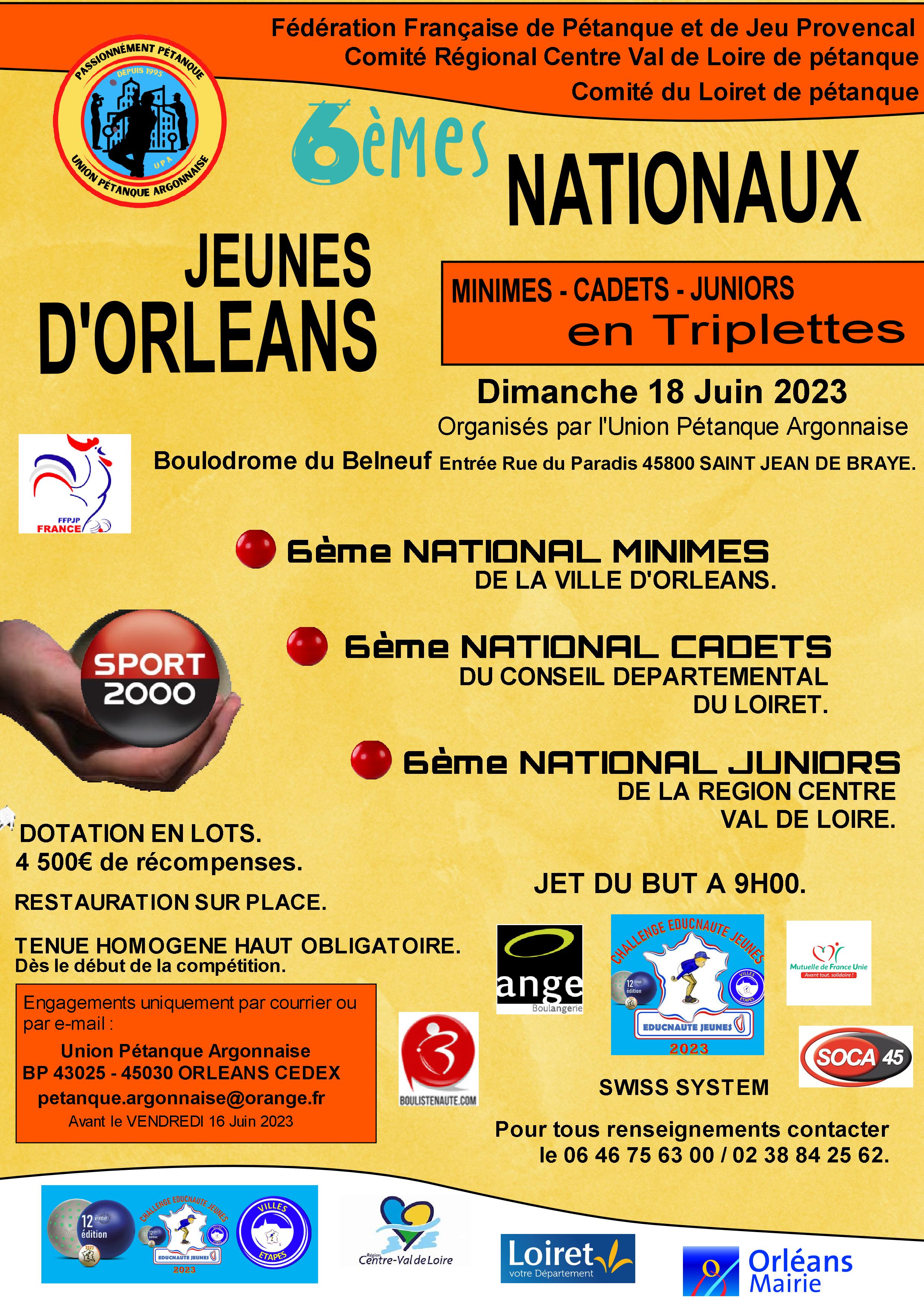 National Jeunes à Orléans National Jeunes à Orléans