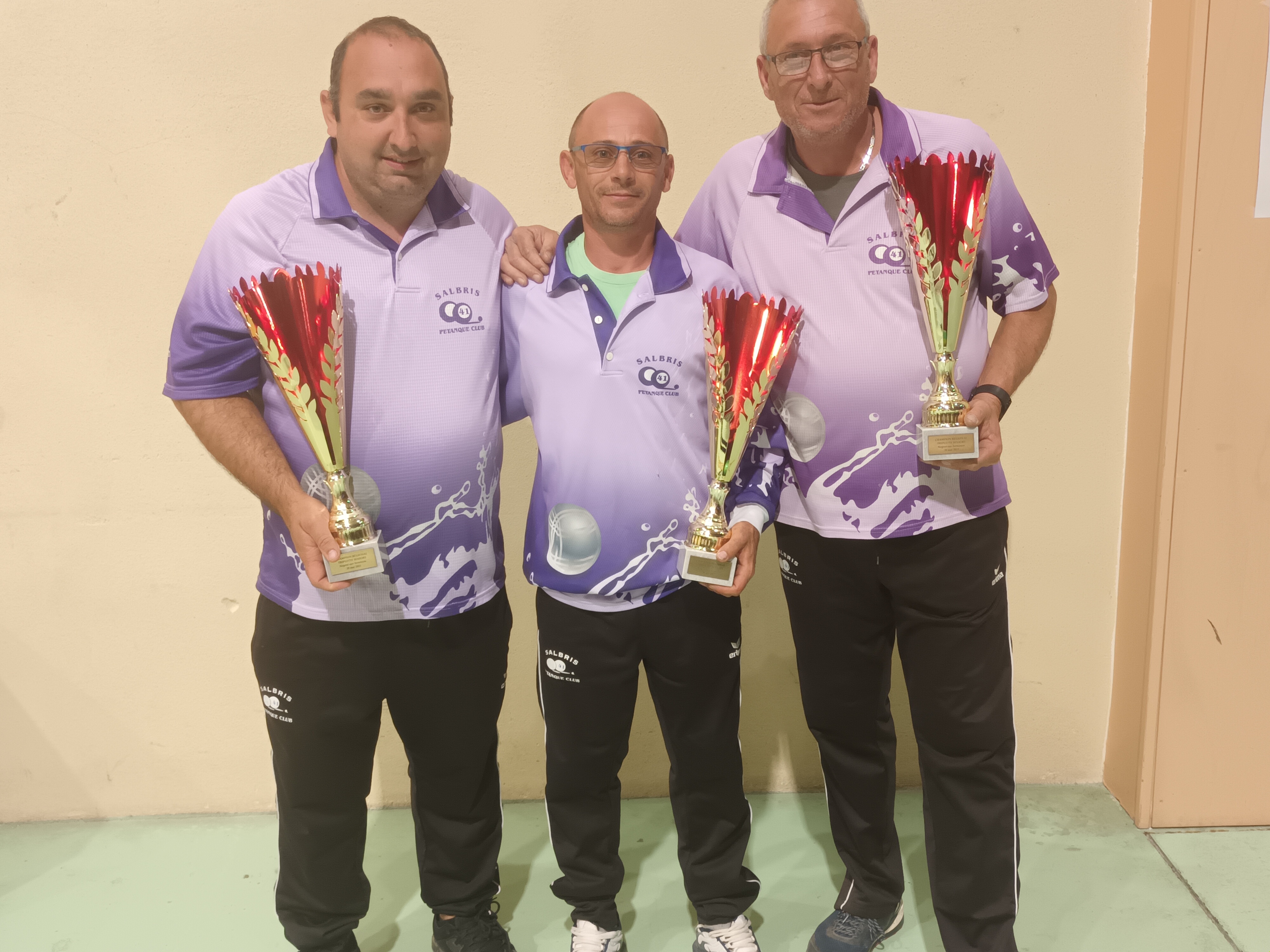 Résultats championnat régional triplette masculin