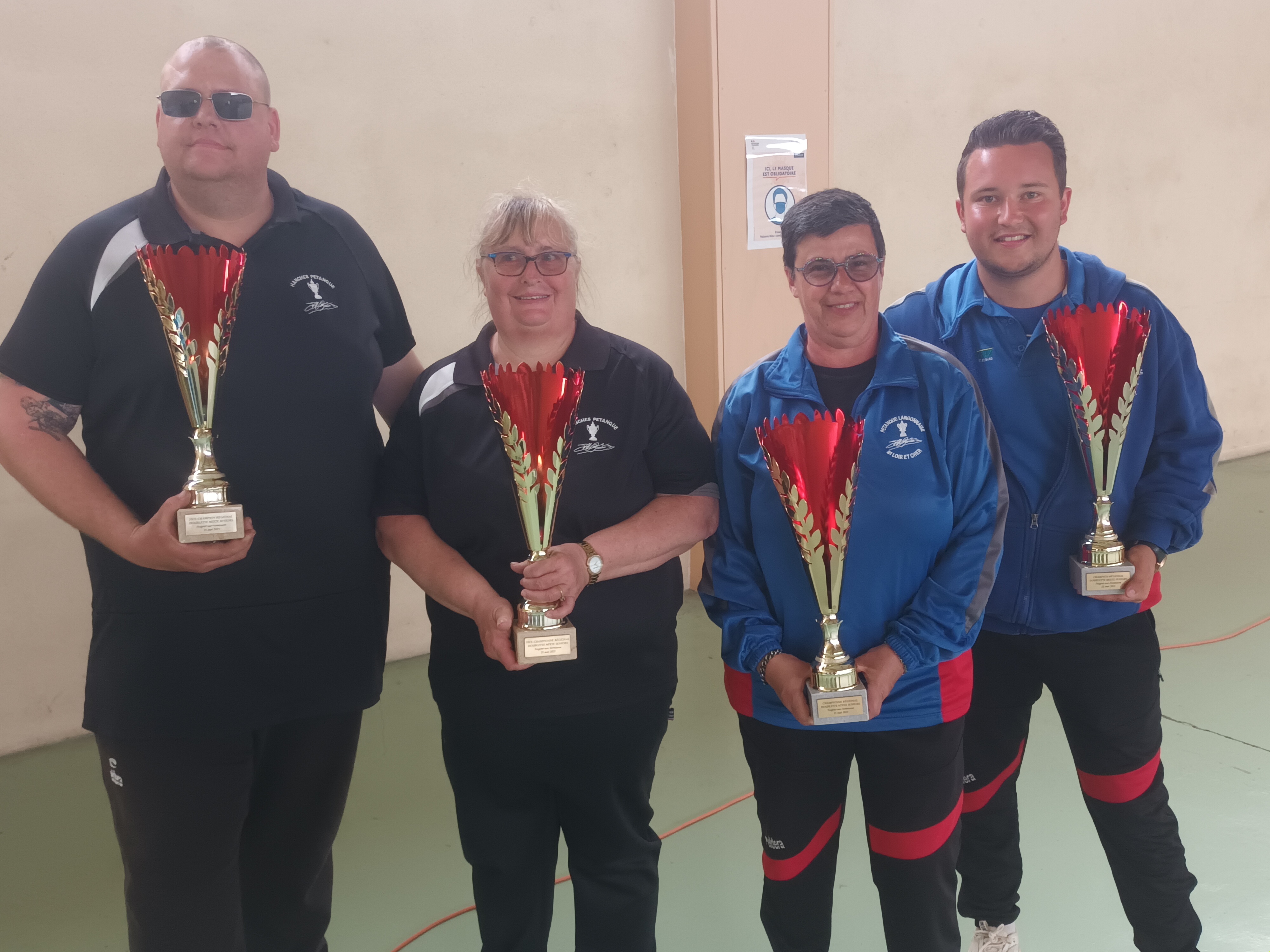 Résultats championnat régional Doublette Mixte