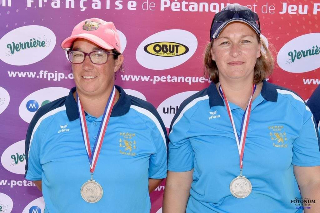 Delphine Langlais et Prescilia Roussel (CD 28) Vices Championnes de France DF à Auxerre