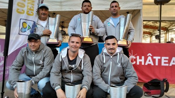 FAZZINO,LALEUF, PAIHERET vainqueurs du 7éme National France Bleu Berry à Chateauroux FAZZINO,LALEUF, PAIHERET vainqueurs du 7éme National France Bleu Berry à Chateauroux