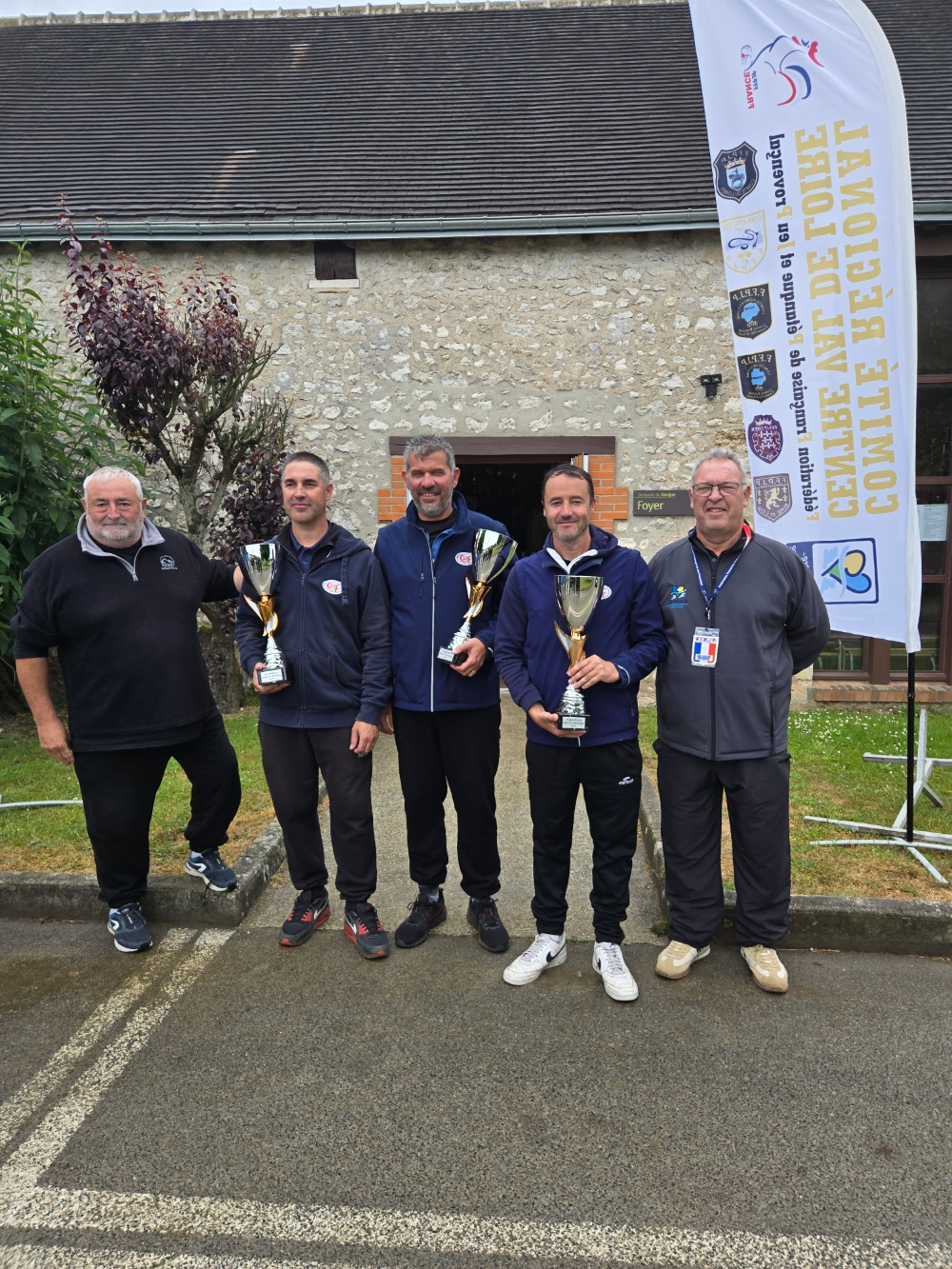 Les vainqueurs du 1er Régional Triplette Provençal