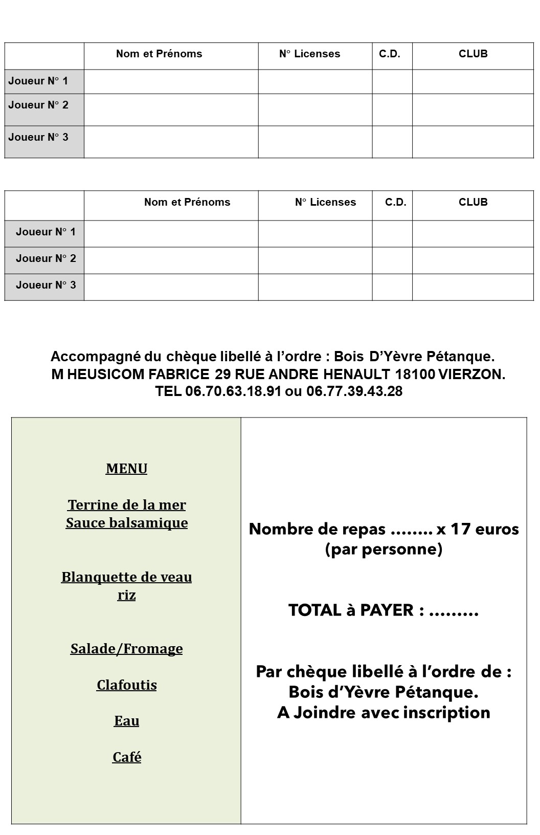 1er National de Vierzon