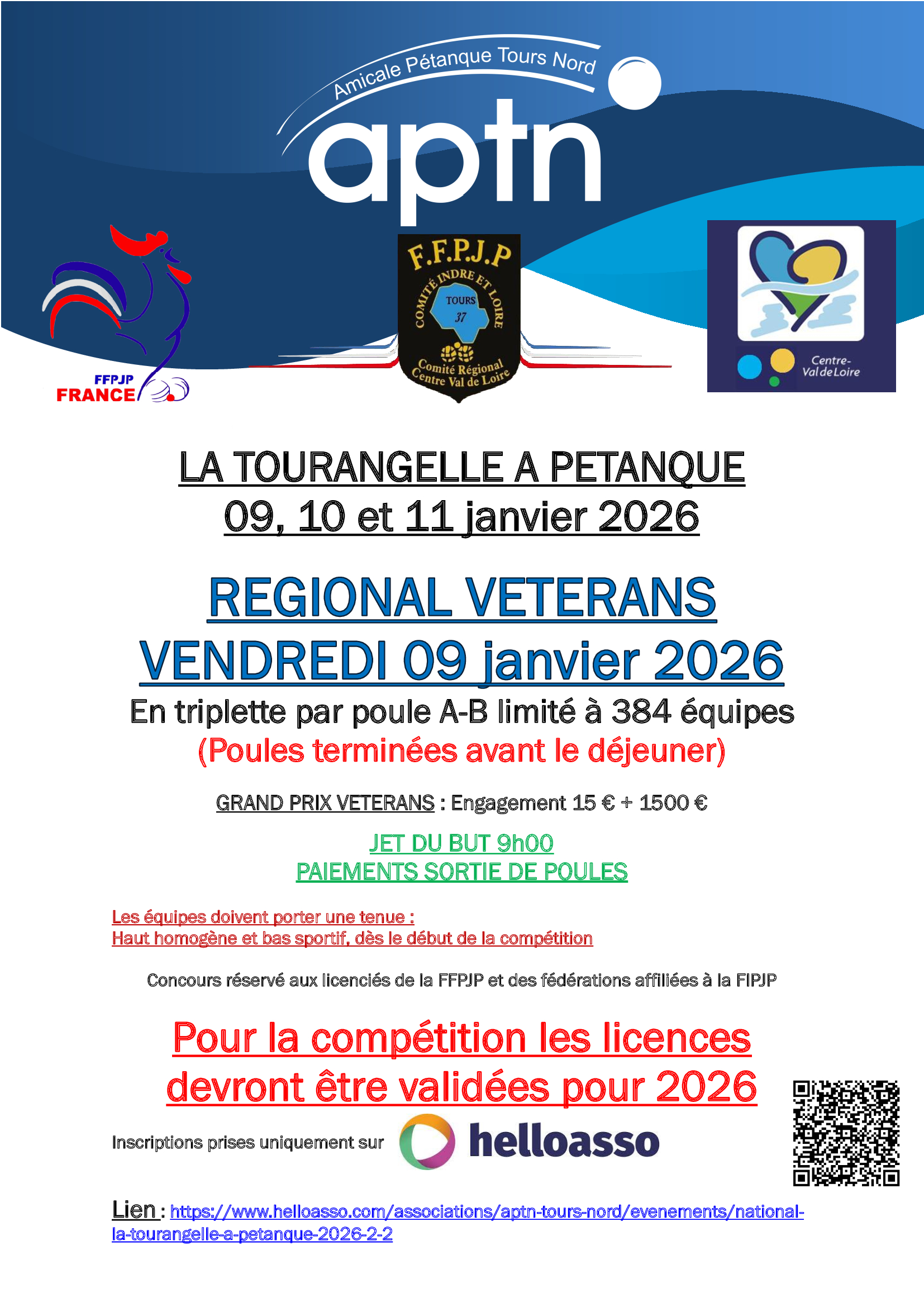 Régional Vétérans de Tours Régional Vétérans de Tours