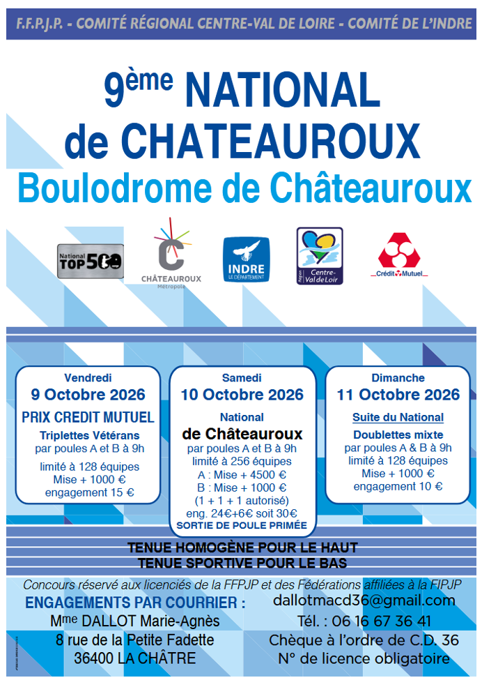 National de Chateauroux National de Chateauroux