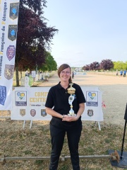 Vice-Championne du CHP Individuel Féminin (ROMANE GAULIER de St Laurent Nouan CD 41)