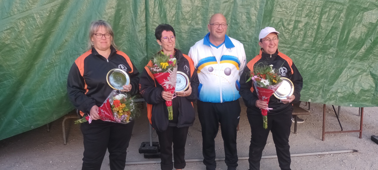 Vices championnes triplettes Vices championnes triplettes