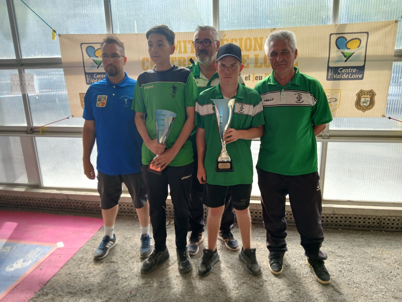 Champion et vice Champion de Tir Juniors