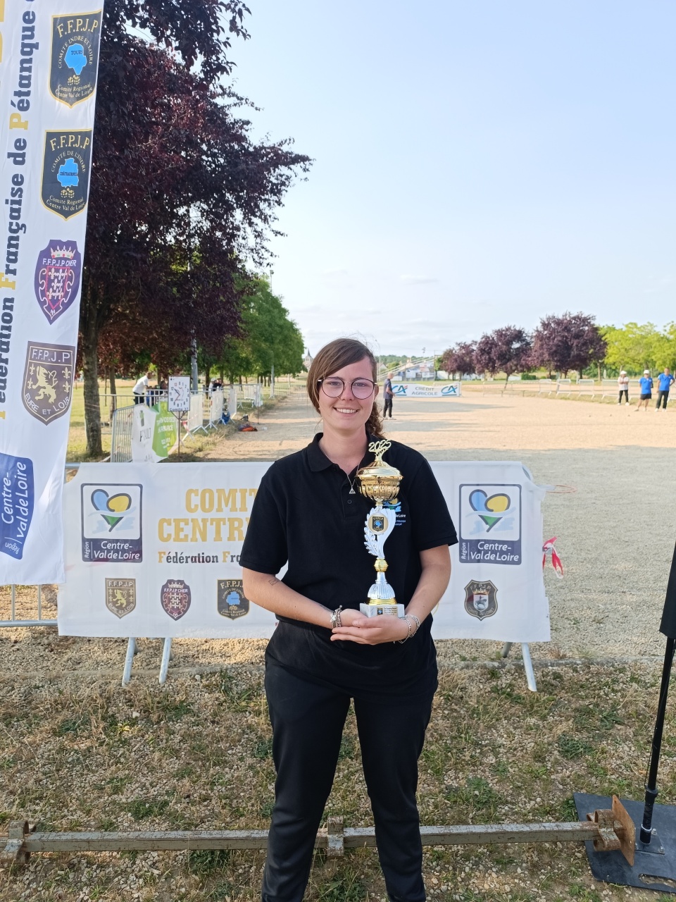 Vice-Championne du CHP Individuel Féminin (ROMANE GAULIER de St Laurent Nouan CD 41)