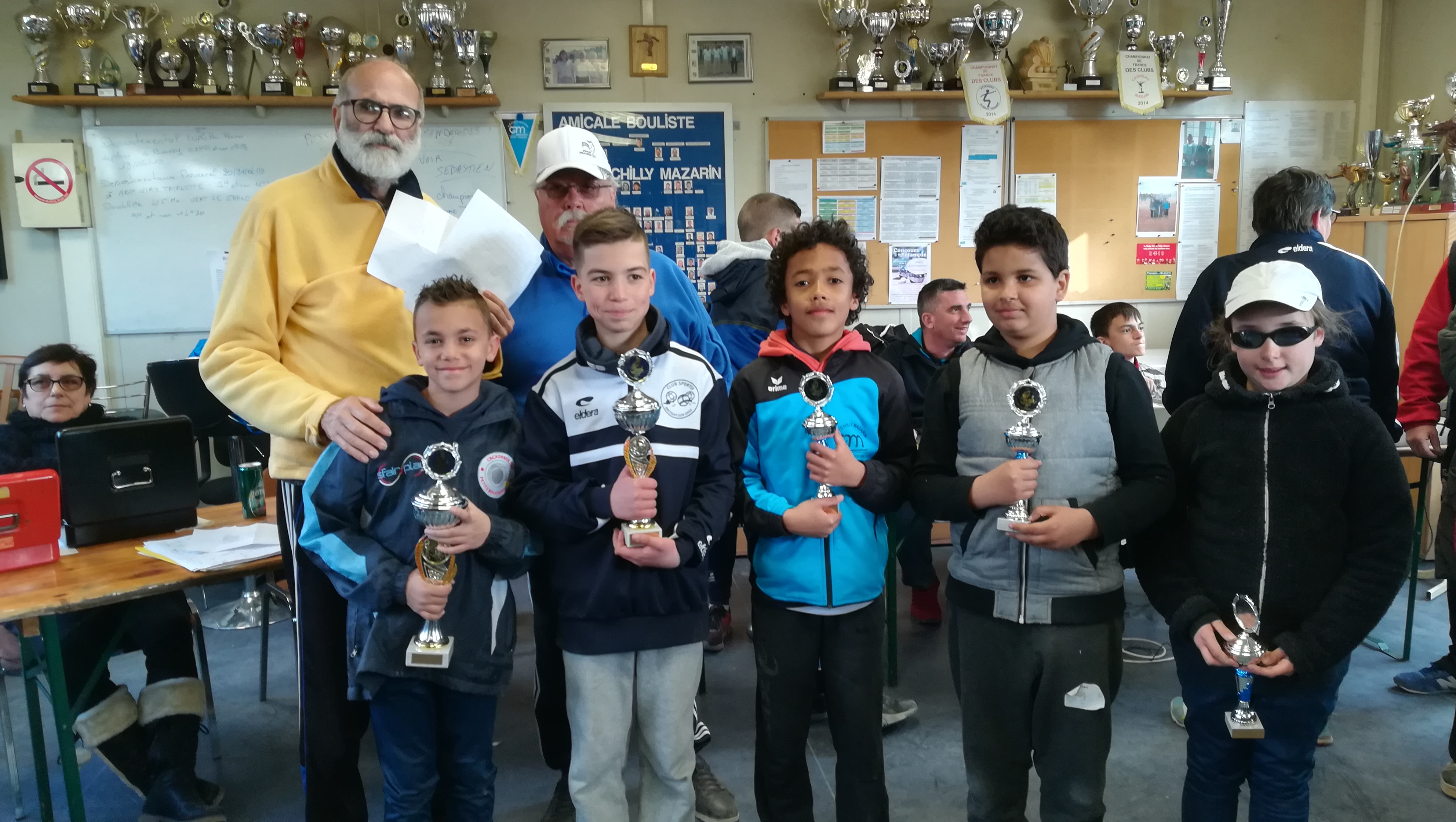 Les champions minimes 2019 Les champions minimes 2019