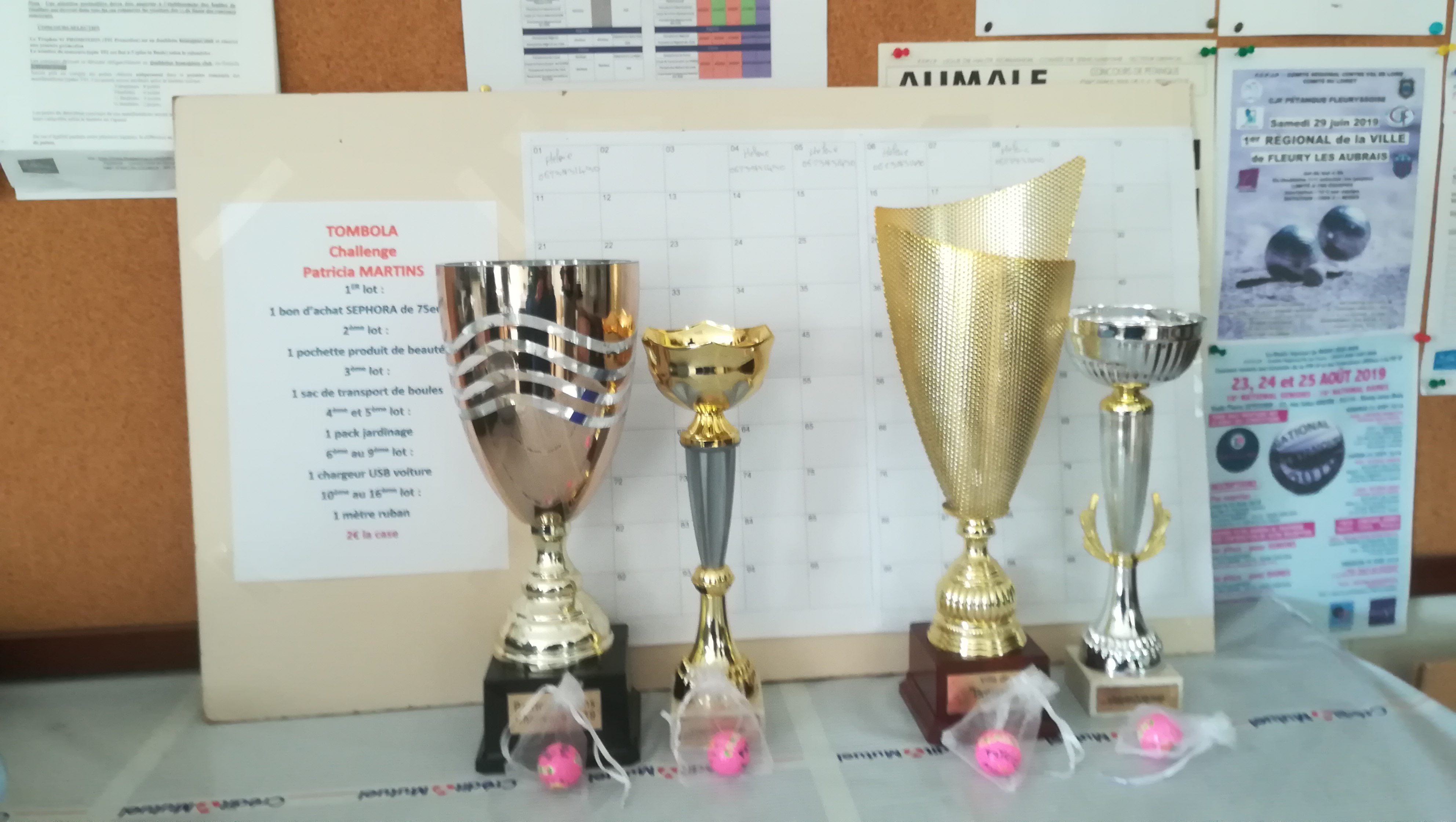 Les coupes des deux concours Les coupes des deux concours