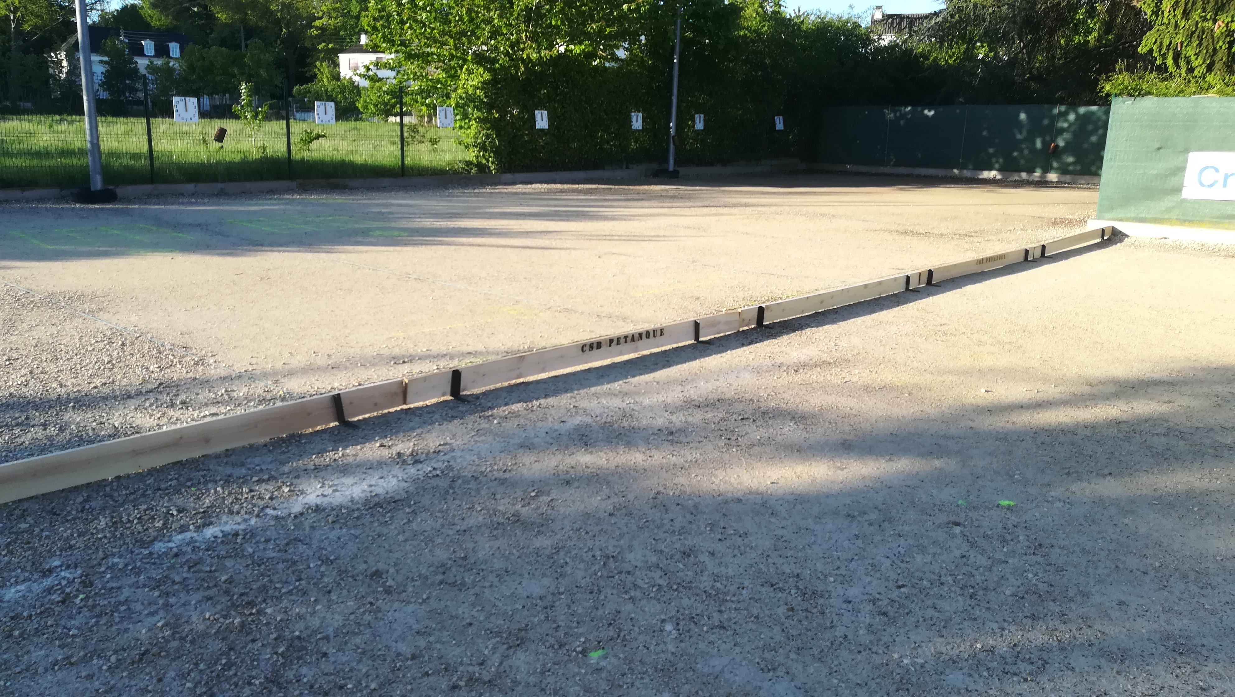 les terrains aménagés du club les terrains aménagés du club