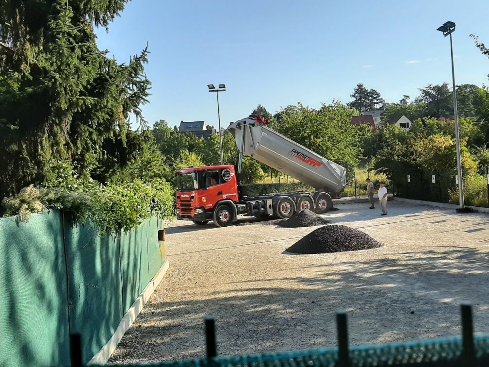 Livraison du gravier