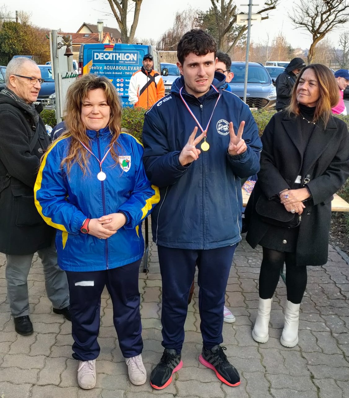 Jérémy, champion départemental FFSA doublette 2022