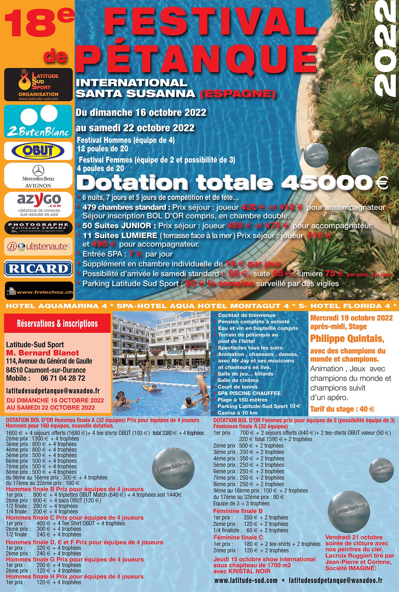 SORTIE A SANTA SUSANNA DU 16 AU 22 OCTOBRE 2022 SORTIE A SANTA SUSANNA DU 16 AU 22 OCTOBRE 2022