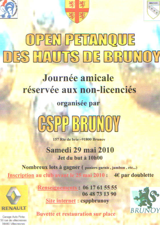 Open Pétanque des Hauts de Brunoy