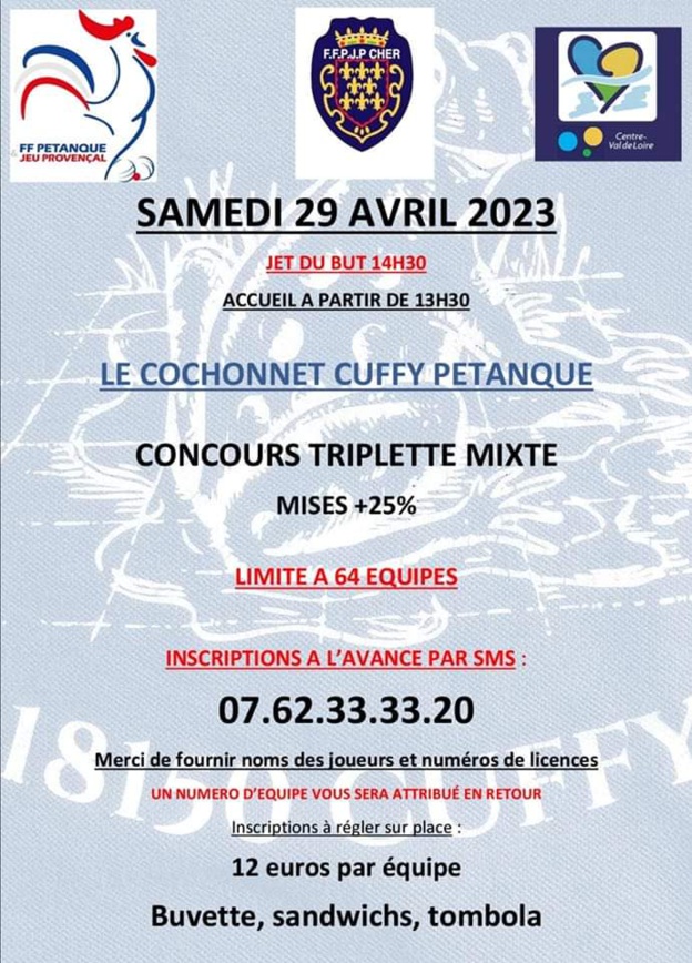 Concours du 29 avril Concours du 29 avril