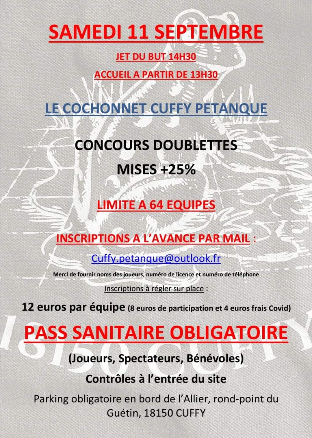 Concours du 11 septembre 2021